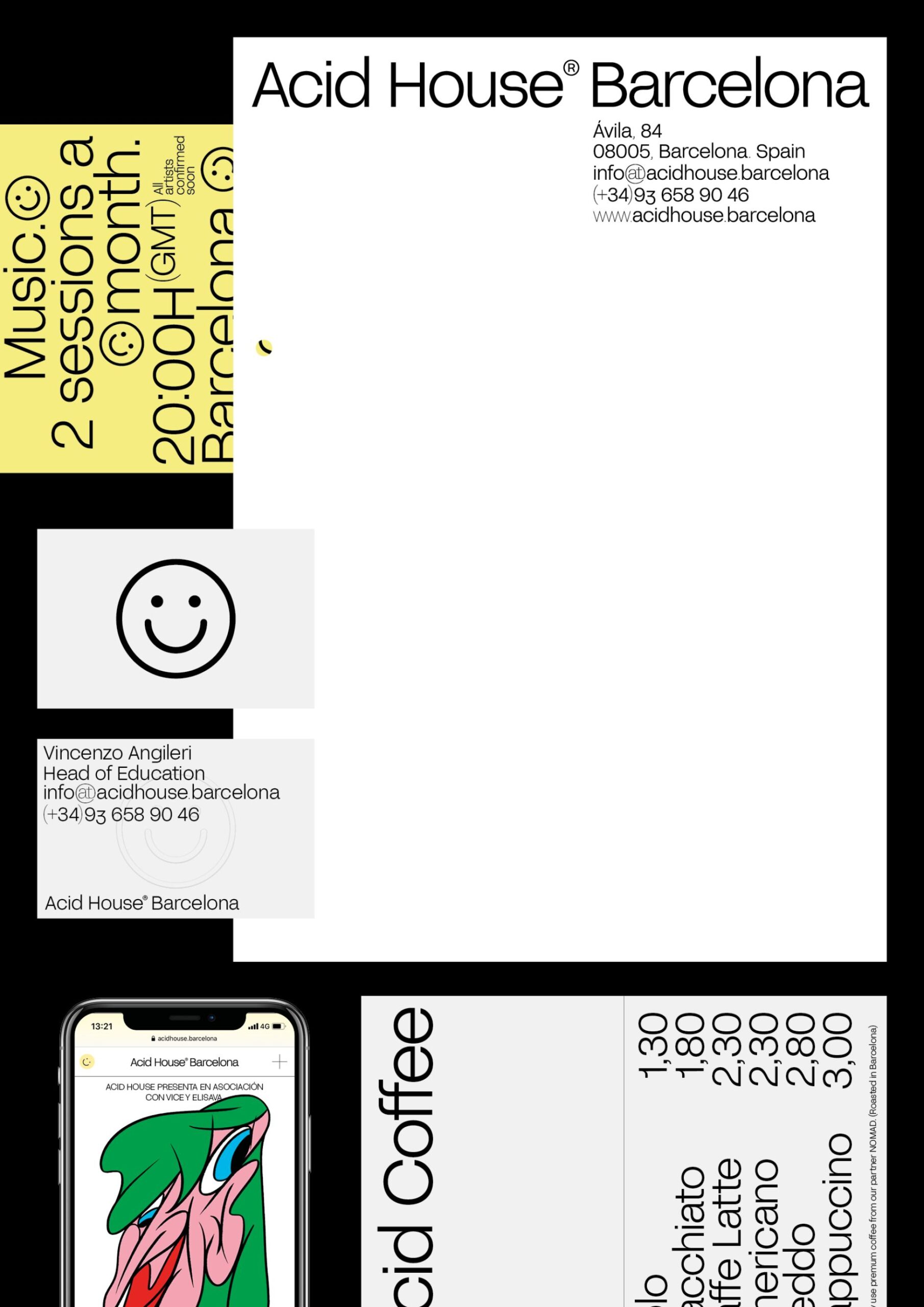 Acid Grotesk specimen detail, Folch Studio