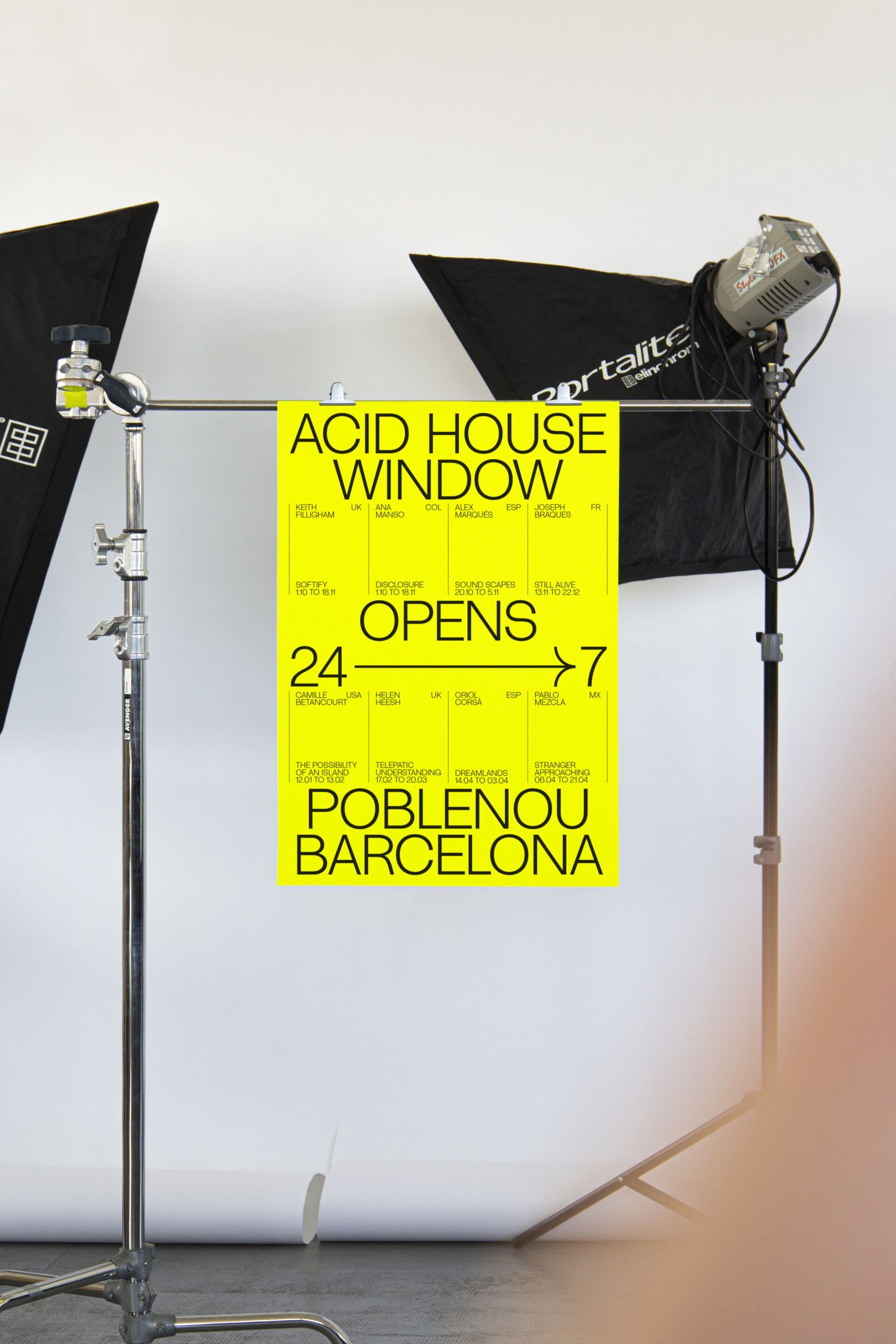 Acid Grotesk typeface specimen by Folch Studio